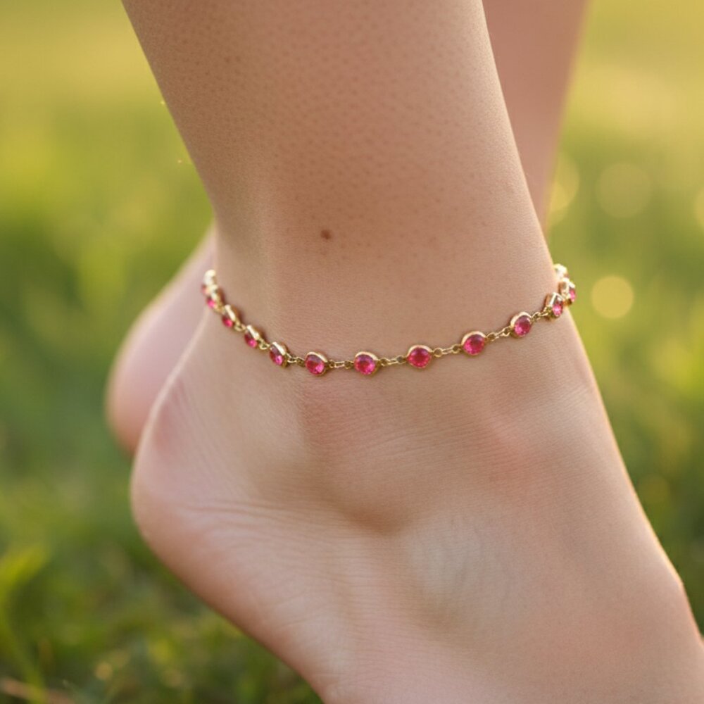 Dainty Anklet for Women – Elegant Everyday Jewelry & Perfect Gift | MLCRC1370